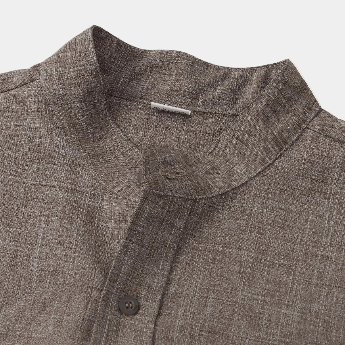 Chemise homme col mao manches courtes, vue 7