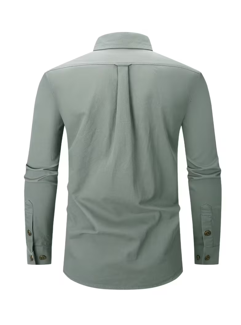 Chemise homme double poche, vue 8