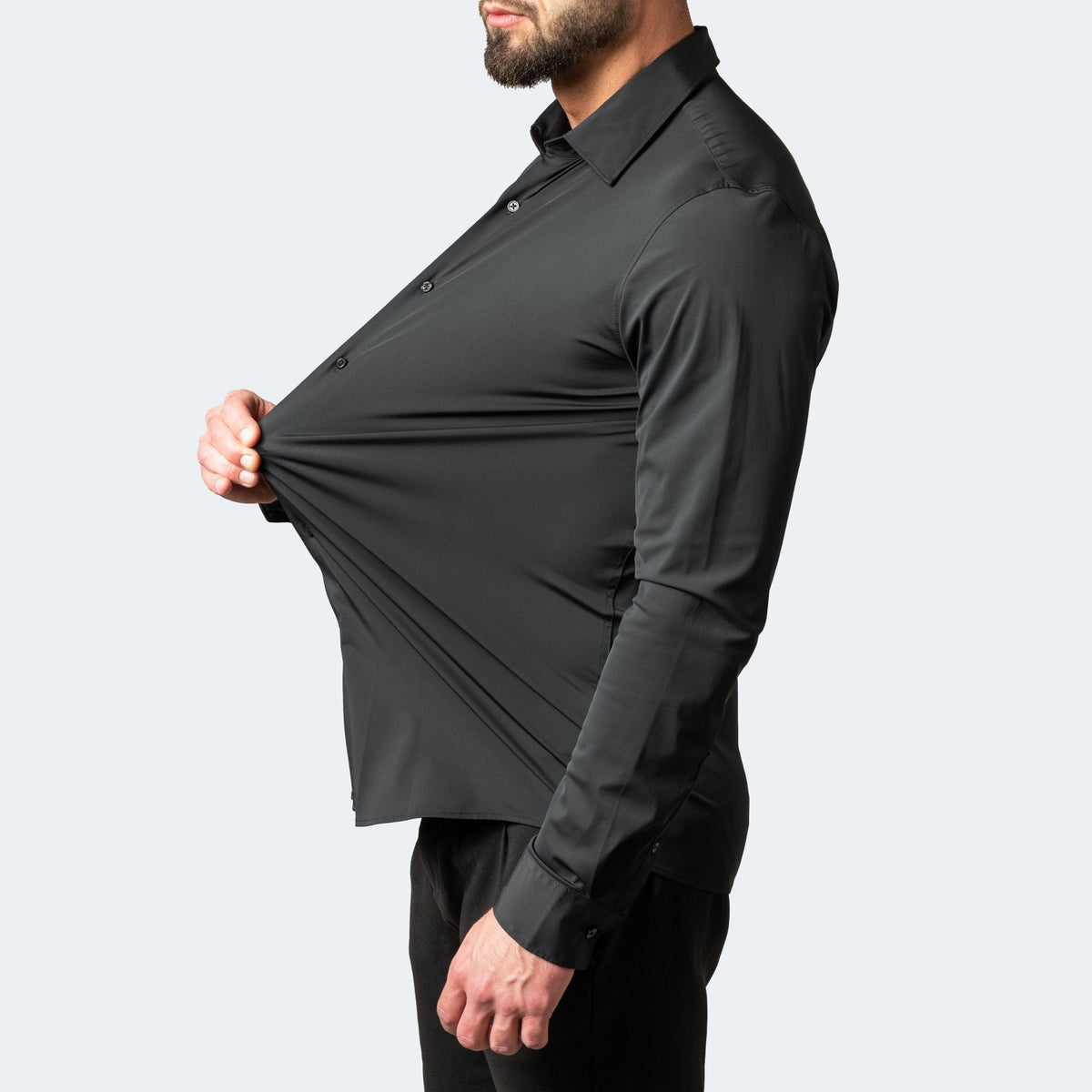 Chemise homme, coloris Noir