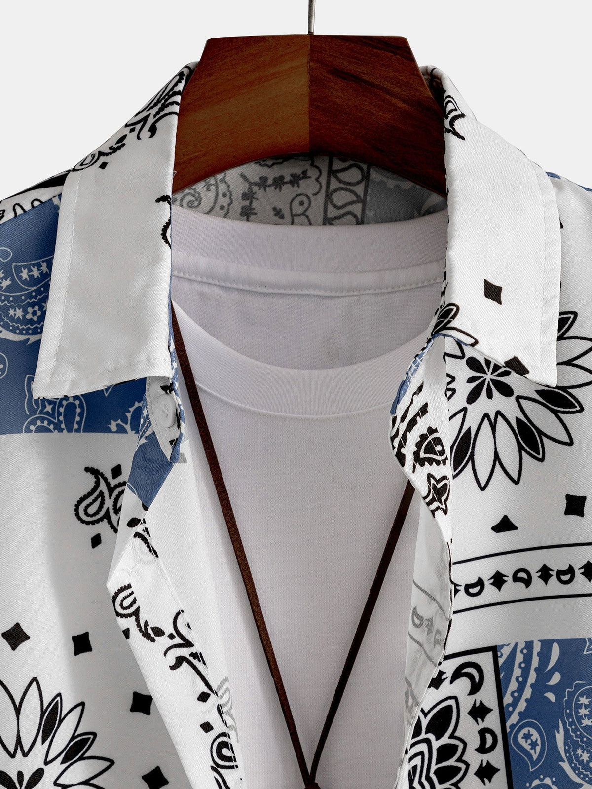 Chemise homme imprimée manches courtes, vue 5