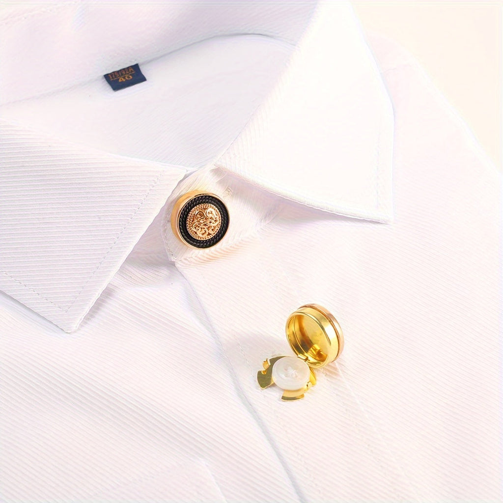 Couvre-boutons gravés pour hommes, vue 4