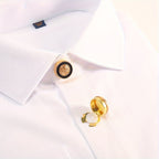 Couvre-boutons gravés pour hommes, vue 4