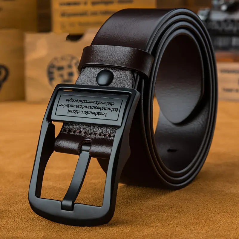Ceinture en denim décontractée et business pour homme, vue principale