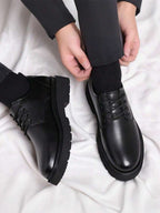 Derbies homme à œillets, coloris Noir, vue 3