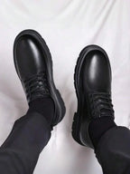 Derbies homme à œillets, coloris Noir, vue 4