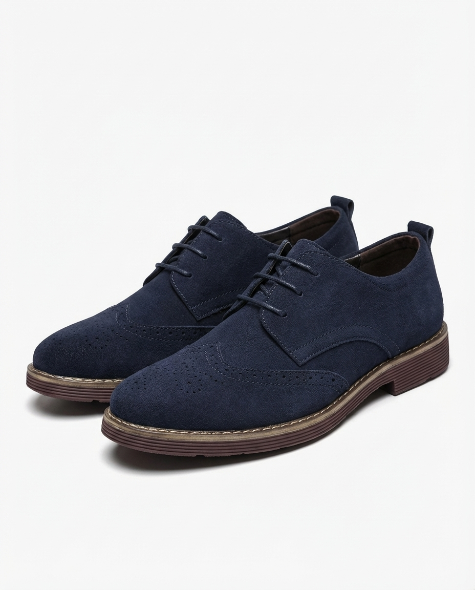 Derbies homme perforées, vue 2