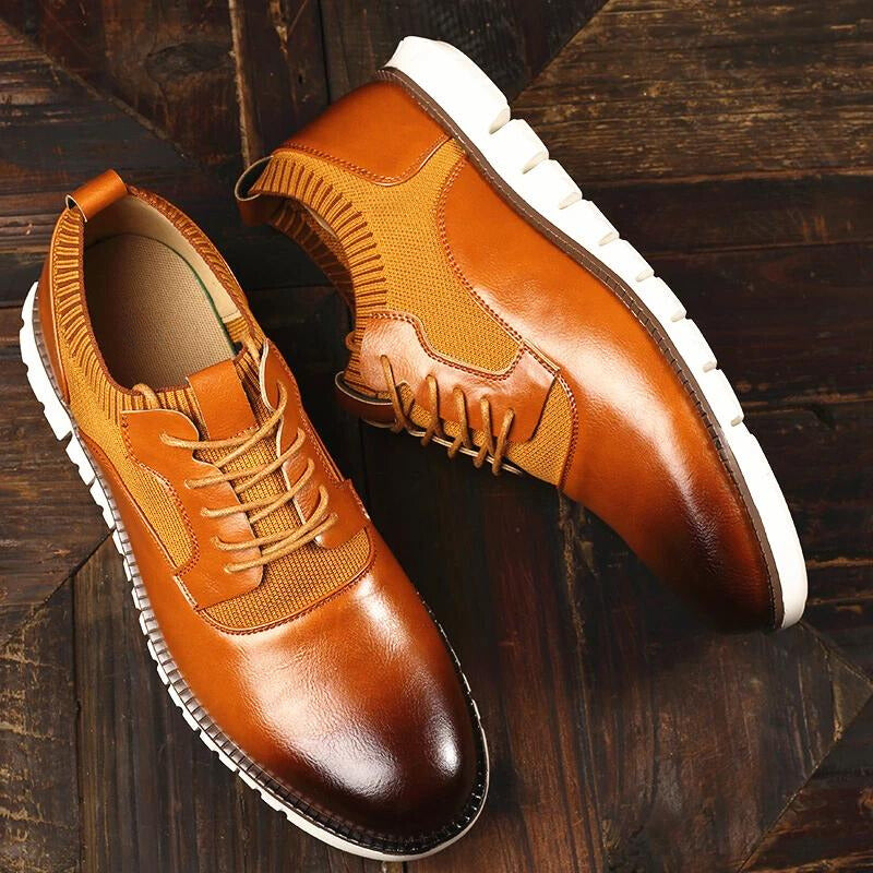 Derbies homme semelle crantée, vue 3