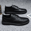 Derbies homme surpiqués, coloris Noir