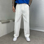 Pantalon Homme à Jambes Larges, coloris Blanc