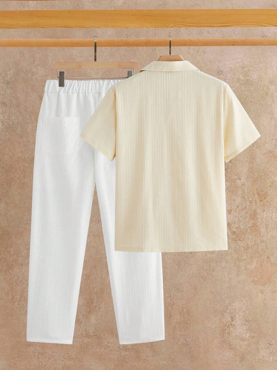 Ensemble Chemise Texturée pour Hommes, vue 10