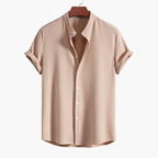 Ensemble homme chemise col montant et short, vue 8