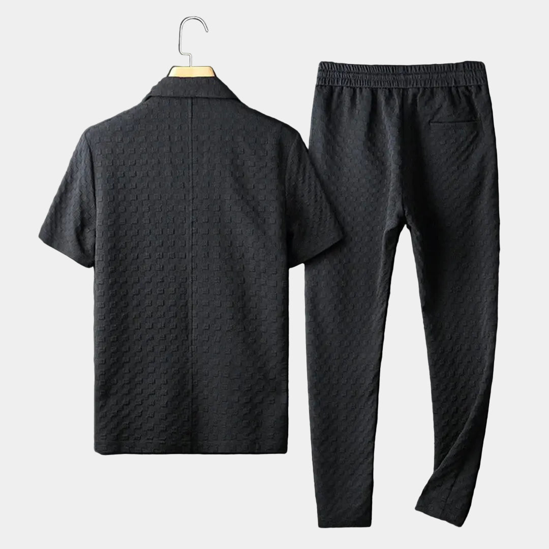 Ensemble homme col châle