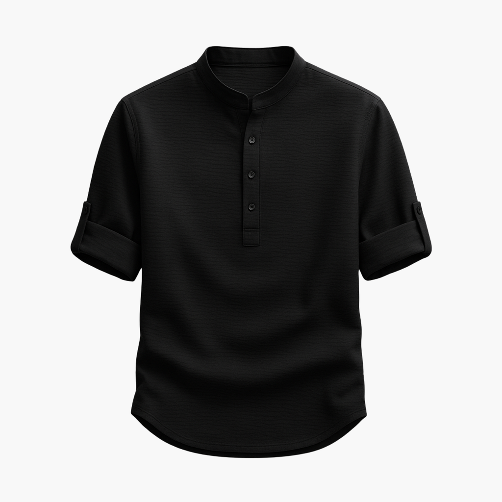 Ensemble homme col mao et short, vue 12