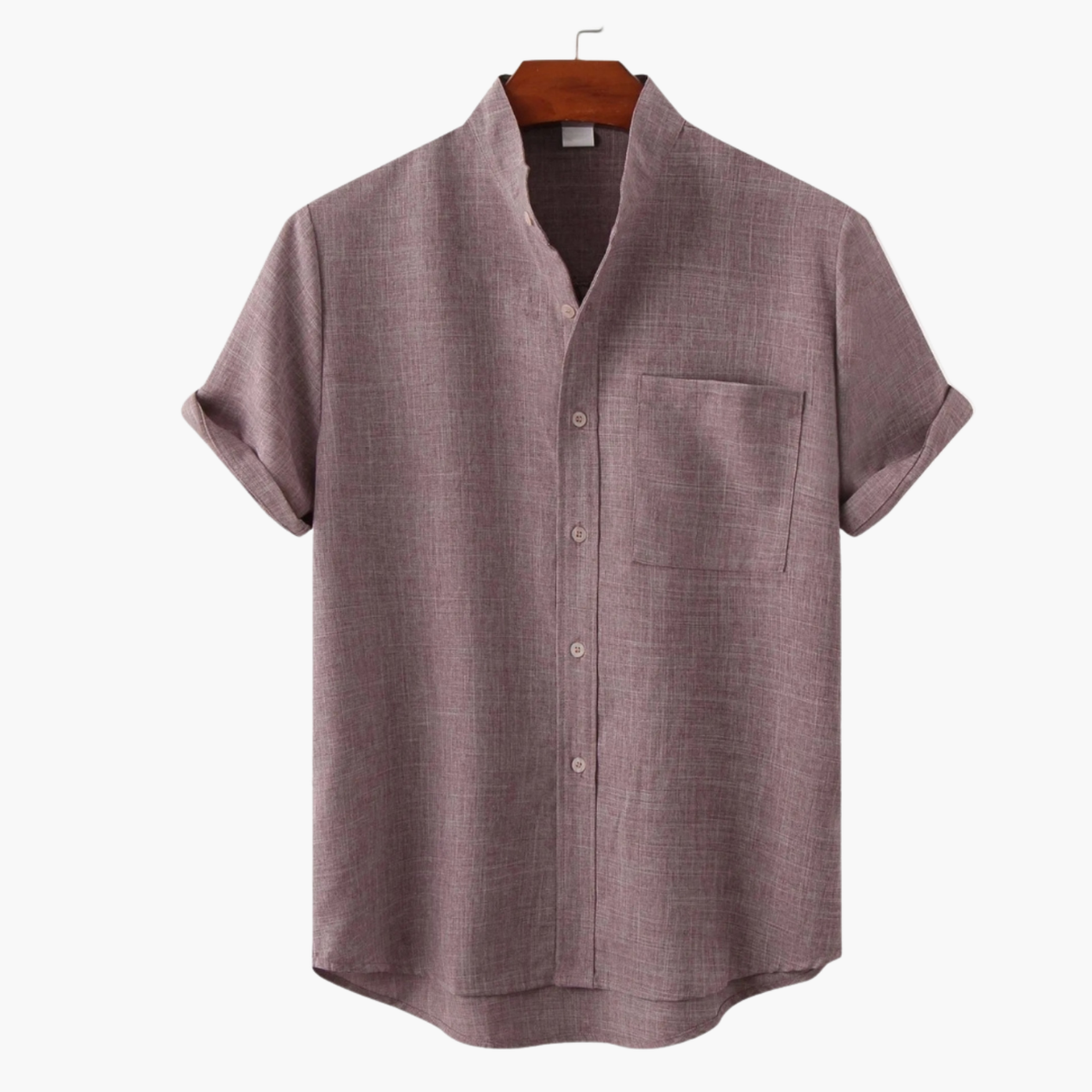 Ensemble homme col mao et short cargo, vue 9