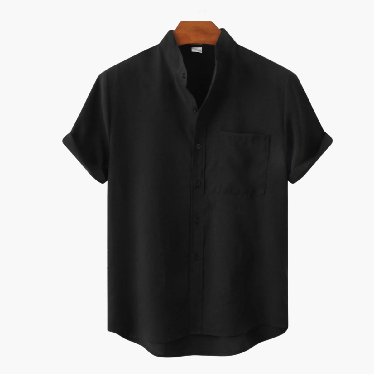 Ensemble homme col mao et short cargo, vue 10