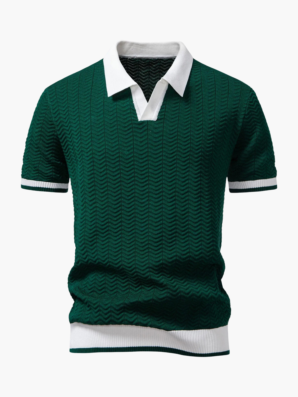 Ensemble homme polo texturé et pantalon, vue 7