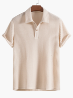 Ensemble homme polo maille gaufrée, vue 5