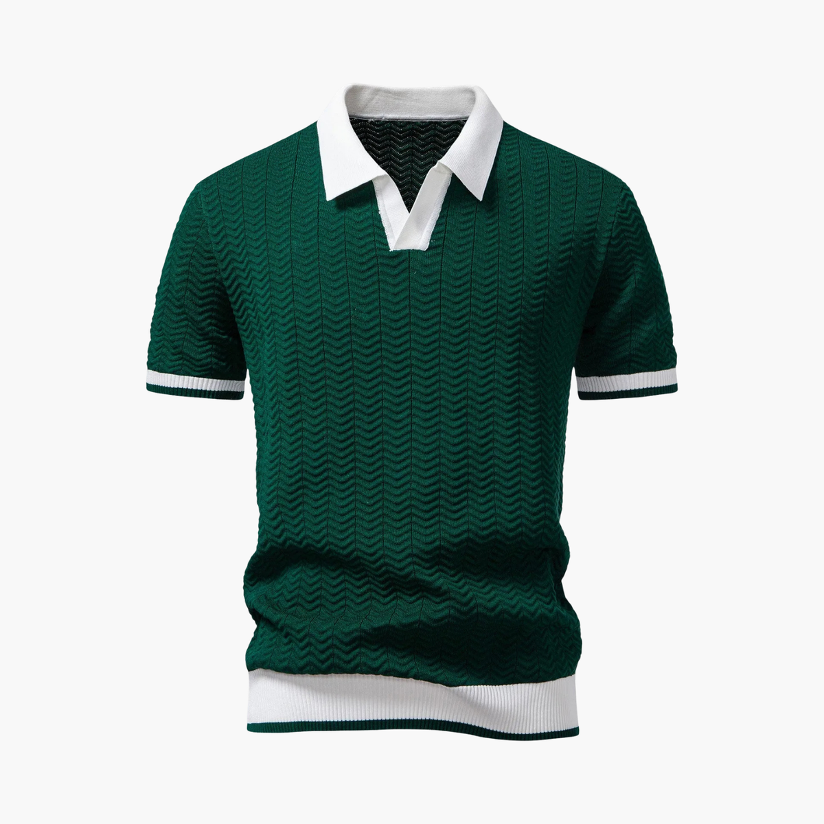 Ensemble polo texturé et short cargo homme, vue 6