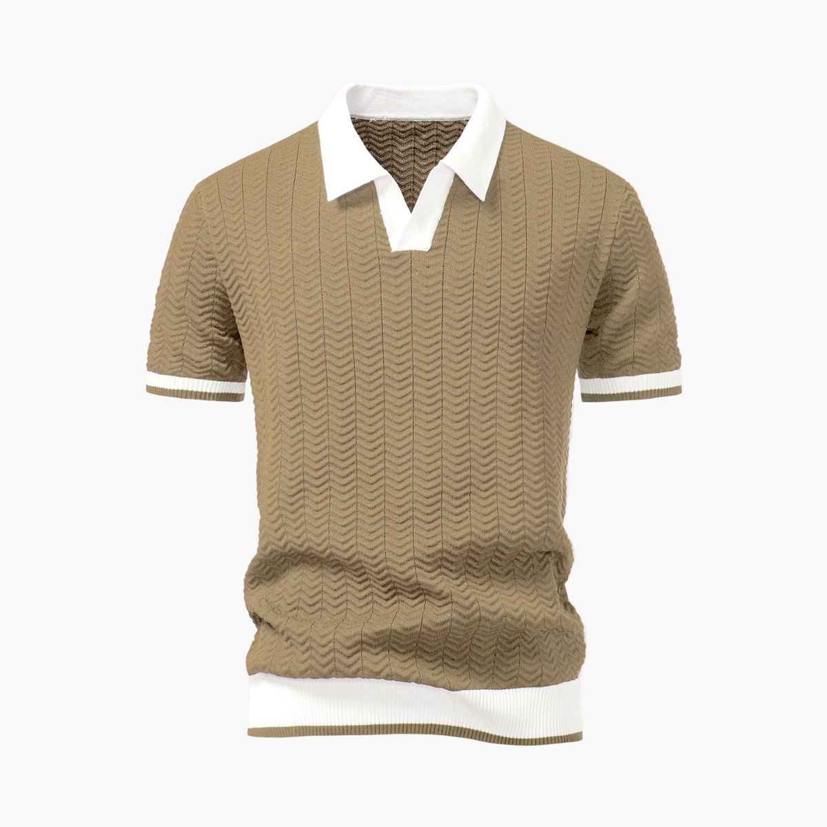 Ensemble polo texturé et short cargo homme, vue 8
