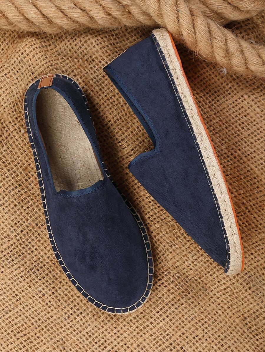 Espadrilles homme à enfiler semelle plate, vue 5