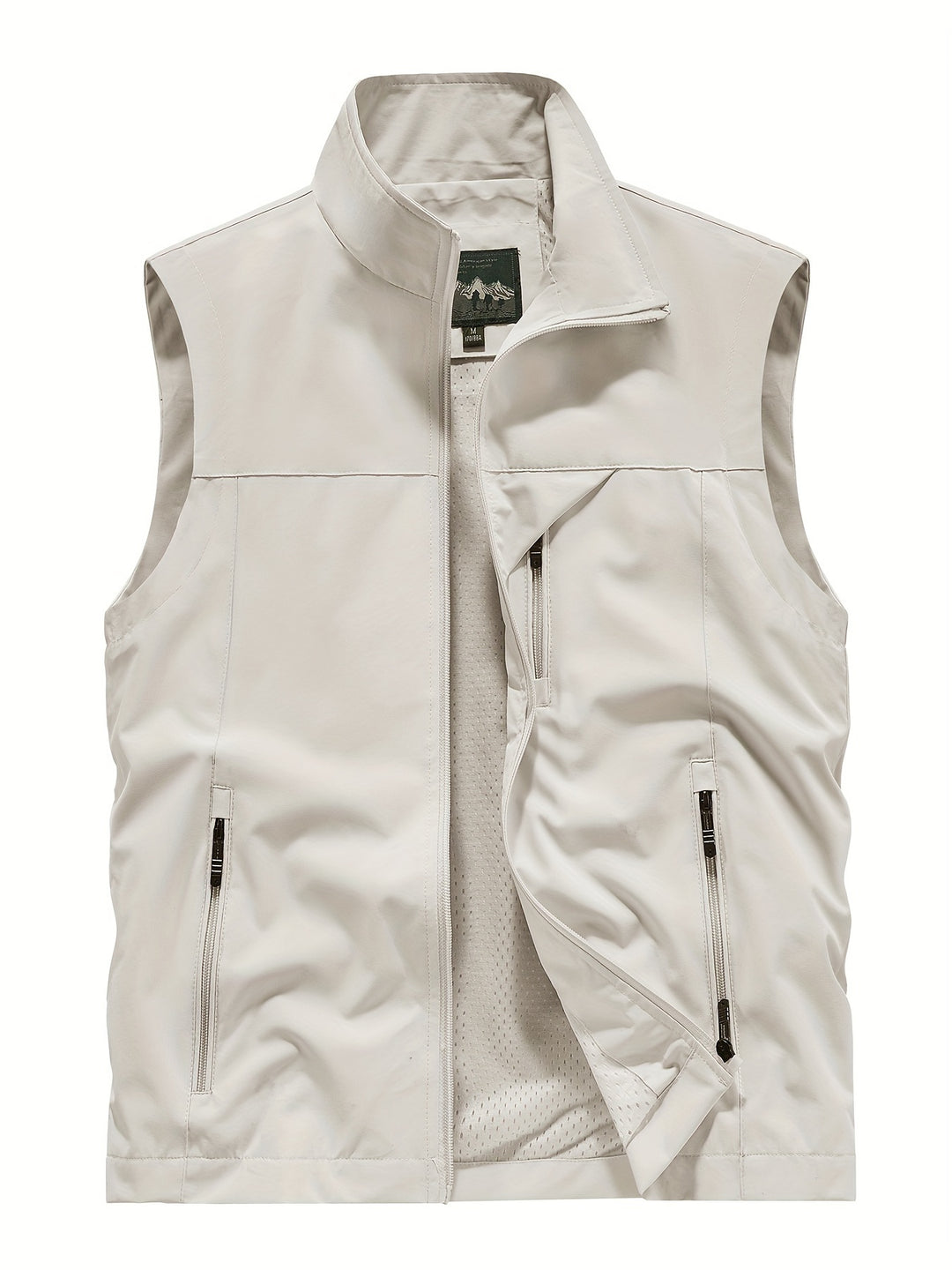 Gilet softshell sans manches homme, coloris Beige