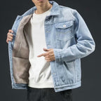 Veste en denim robuste pour homme, vue 6