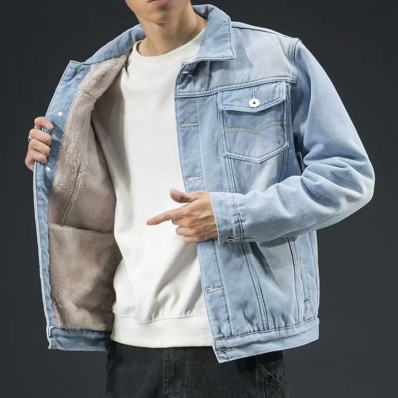 Veste en denim robuste pour homme, vue 6