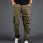 Pantalon Cargo Homme, coloris Vert