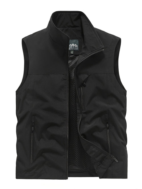 Gilet softshell sans manches homme, coloris Noir
