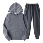 Ensemble de jogging décontracté pour homme, coloris Gris foncé
