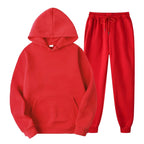 Ensemble de jogging décontracté pour homme, coloris Rouge