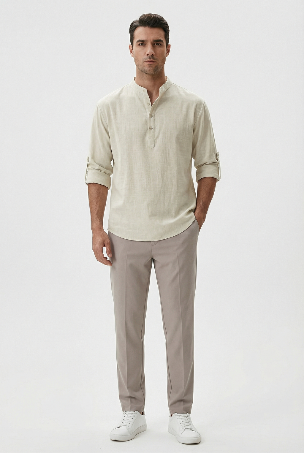 Chemise d’Été Homme en Lin, vue 9