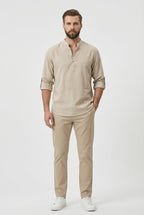 Chemise d’Été Homme en Lin, vue 3