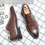 Chaussures à lacets pour homme, coloris Marron