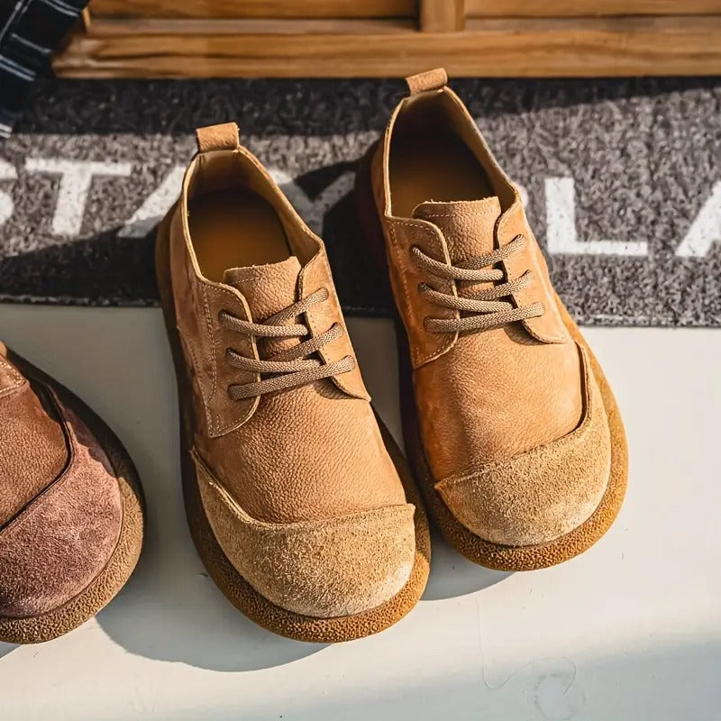 Chaussures Homme en Daim Rétro à Lacets, vue 2