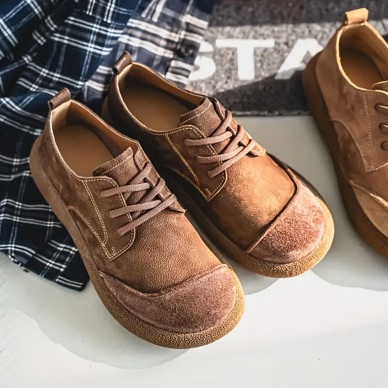 Chaussures Homme en Daim Rétro à Lacets, vue 8