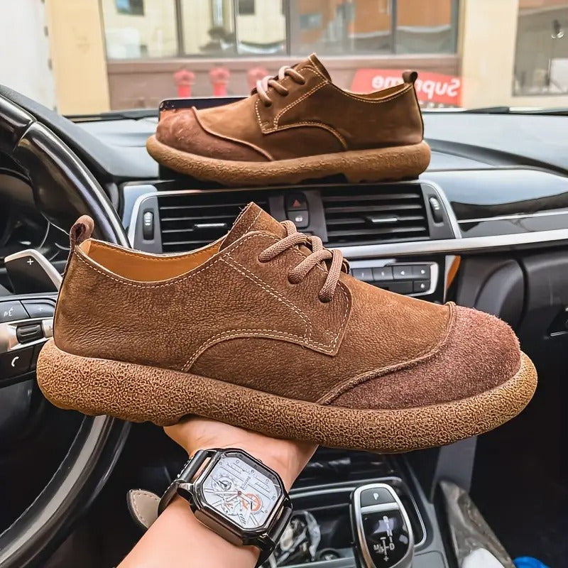 Chaussures Homme en Daim Rétro à Lacets, vue 9