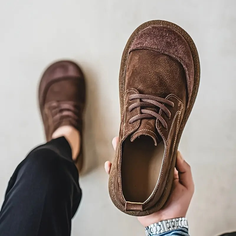 Chaussures Homme en Daim Rétro à Lacets, vue 11