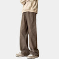 Jean homme coupe large, coloris Marron