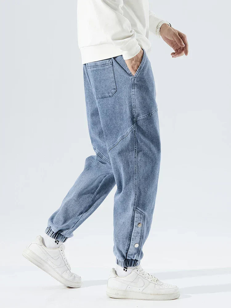 Jean homme taille élastique, vue 2