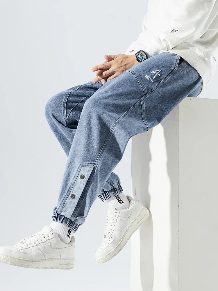 Jean homme taille élastique, vue 4
