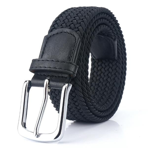 Ceinture Tressée Homme, coloris Noir