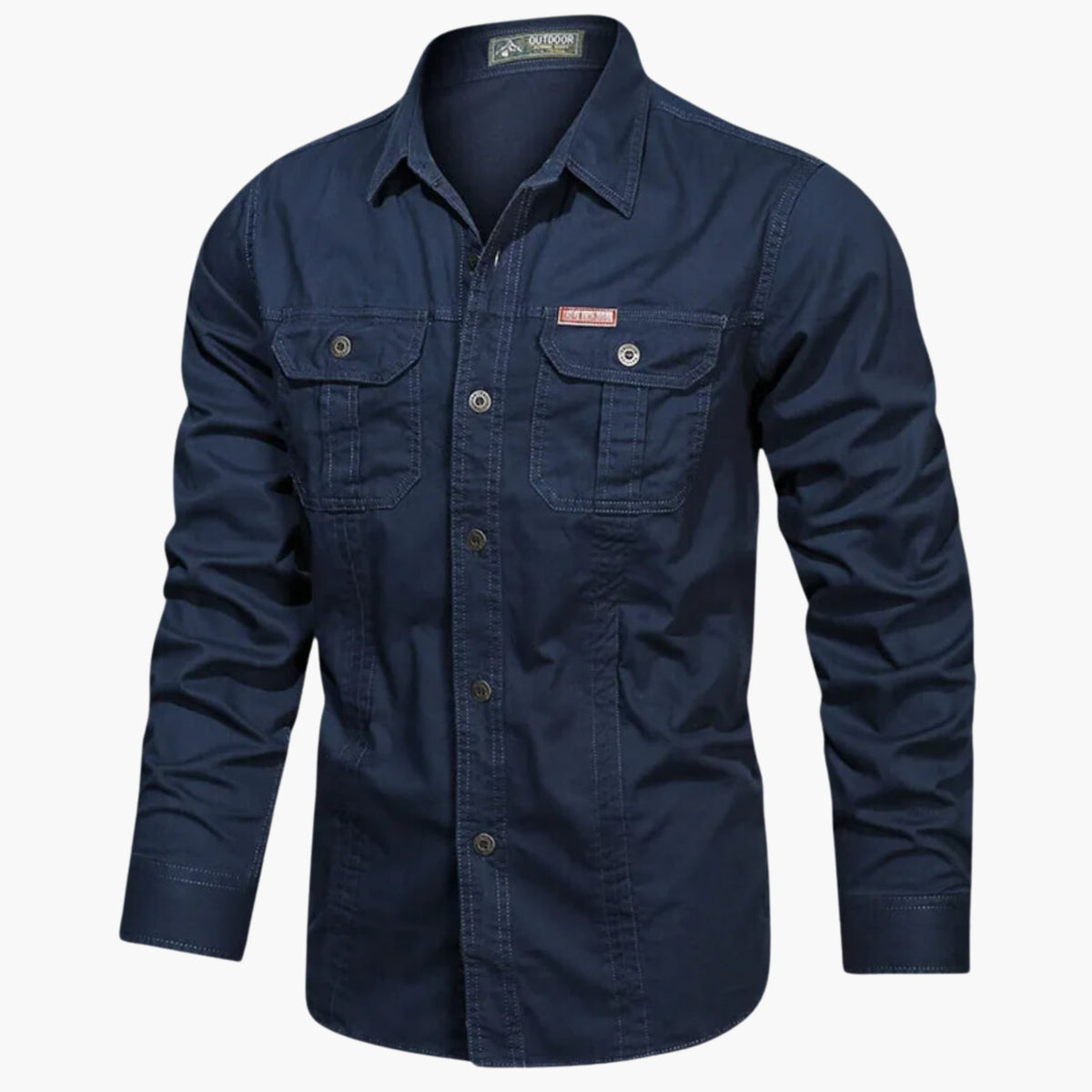 Chemise d'extérieur pour homme, coloris Bleu