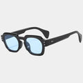 Lunettes de soleil homme carrées, coloris Bleu