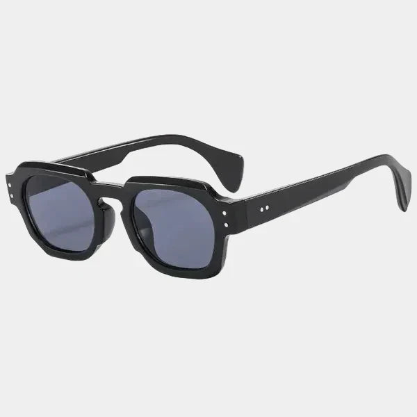 Lunettes de soleil homme carrées, coloris Noir