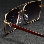 Lunettes de soleil homme géométriques, vue 2