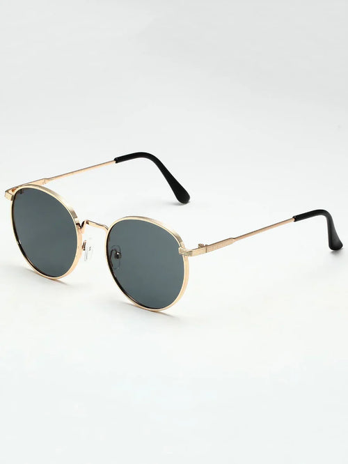 Lunettes de soleil homme vintage, coloris Argent Or