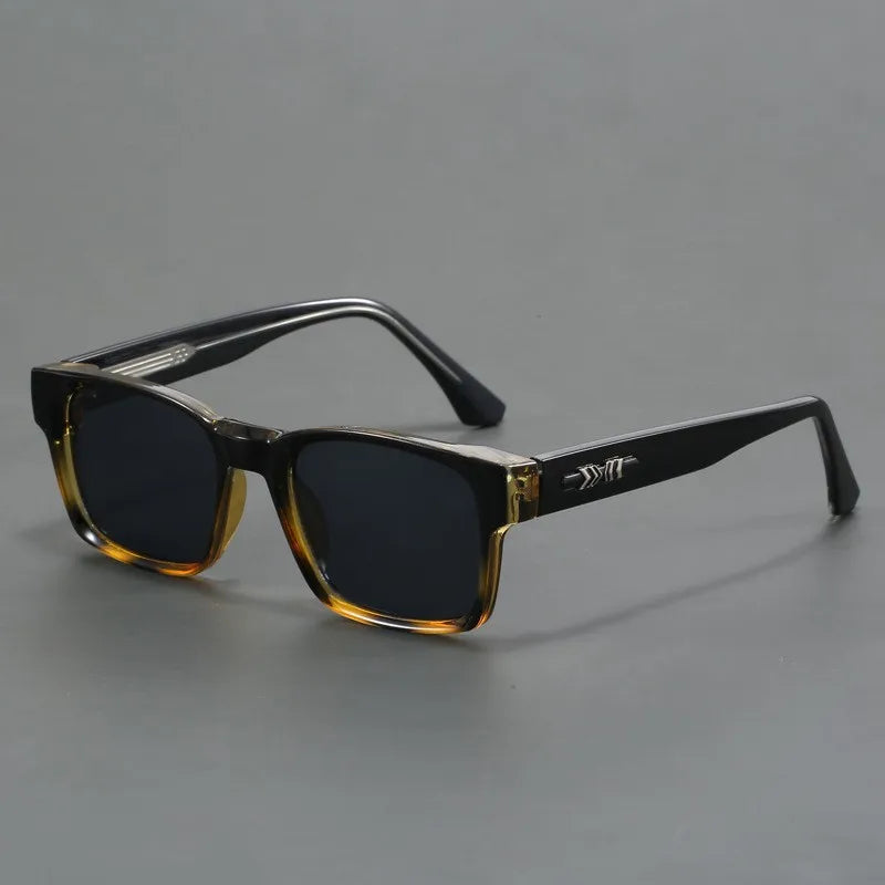 Lunettes homme monture carrée, variante Noir jaguar