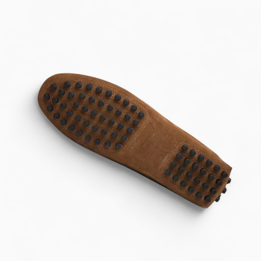 Mocassins Effet Daim Pour Hommes, coloris Marron, vue 2