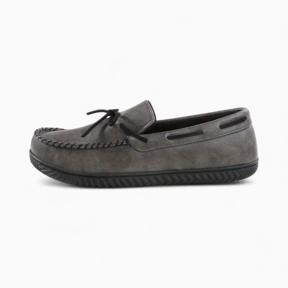 Mocassins Décontractés En Cuir Synthétique Pour Hommes, coloris Gris, vue 2